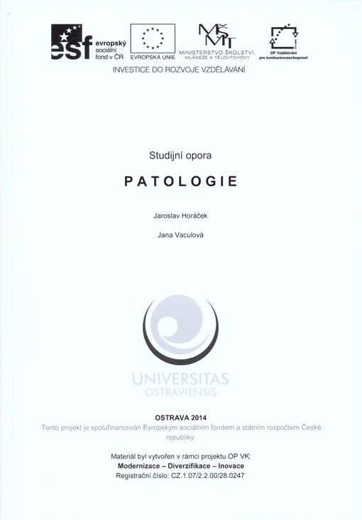 Patologie : studijní opora