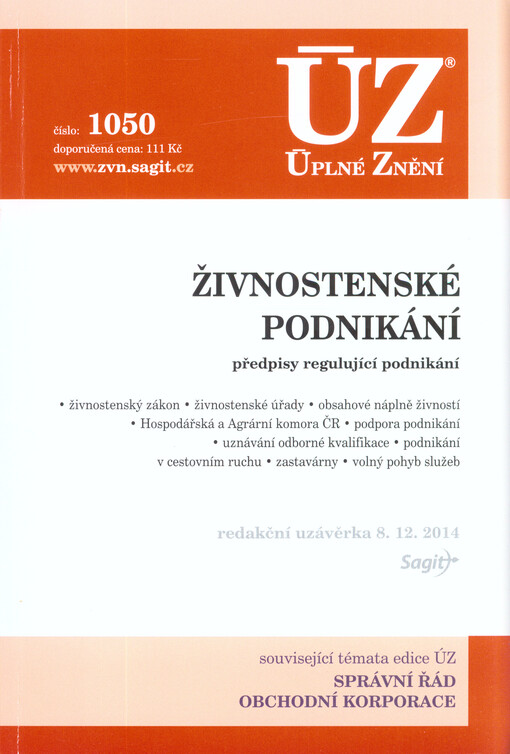ÚZ č. 1050 Živnostenské podnikání