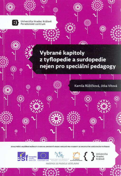 Vybrané kapitoly z tyflopedie a surdopedie nejen pro speciální pedagogy