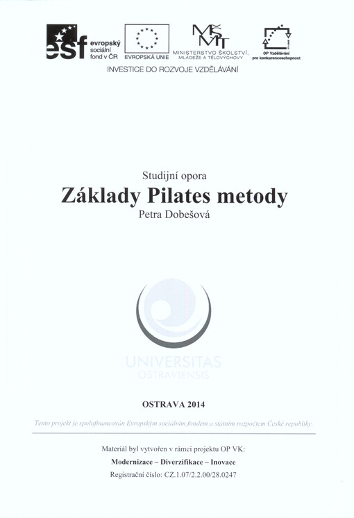 Základy Pilates metody : studijní opora