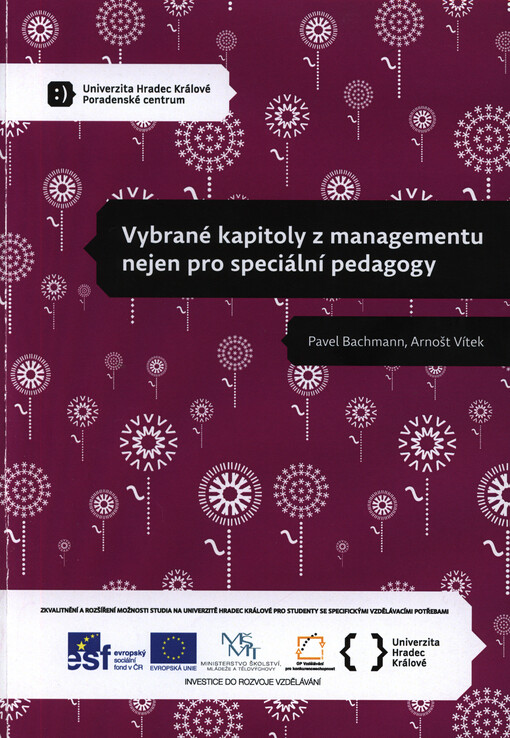 Vybrané kapitoly z managementu nejen pro speciální pedagogy