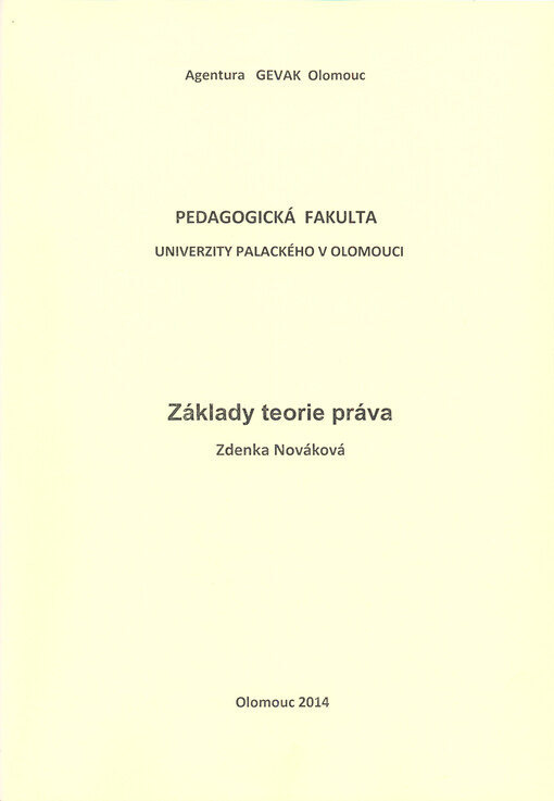 Základy teorie práva