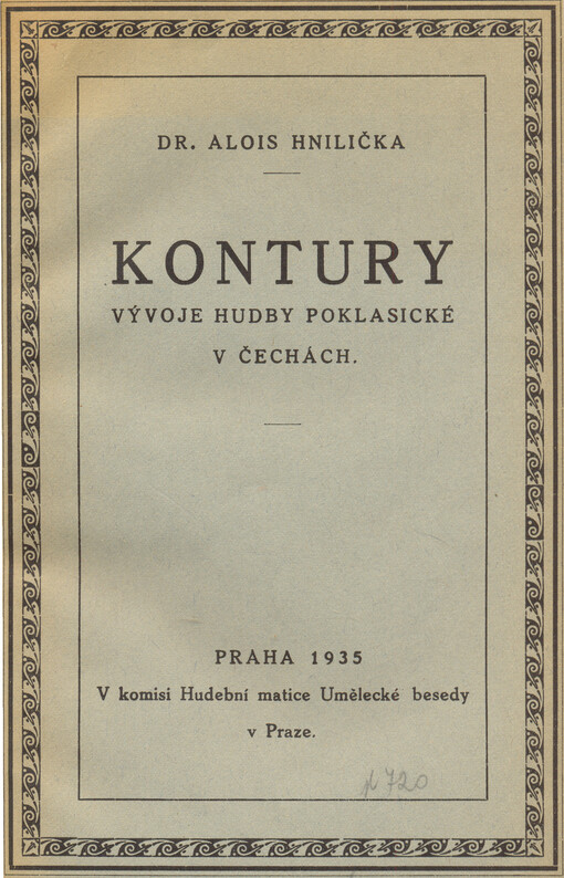 Kontury vývoje hudby poklasické v Čechách