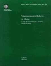Macroeconomic Reform in China: Laying the Foundation for a Socialist Market Economy (World Bank Discussion Paper)