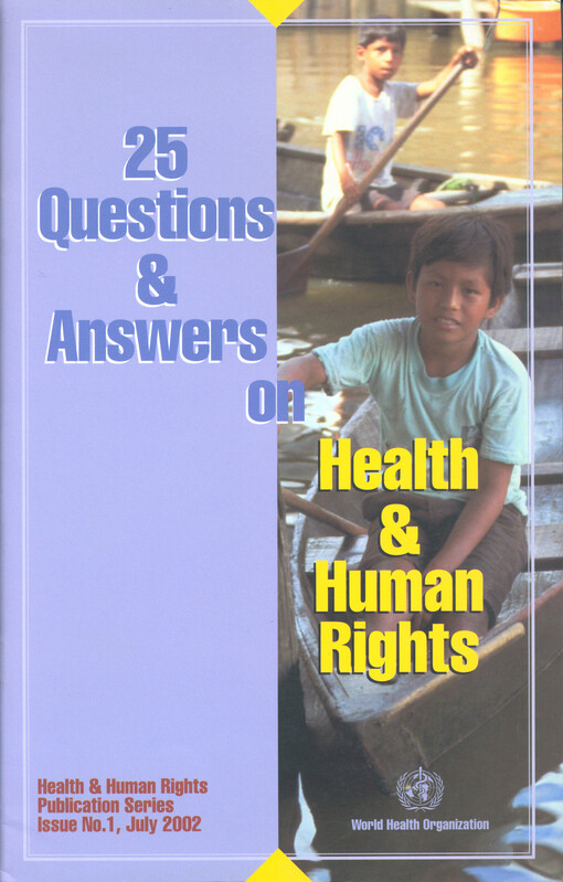 25 questions & answers on health & human rights