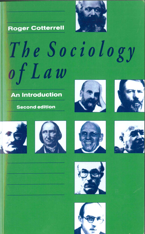 The sociology of law