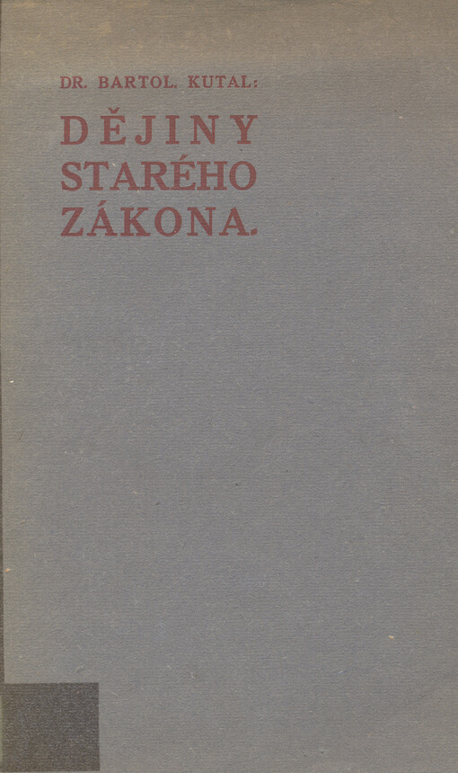 Dějiny Starého zákona