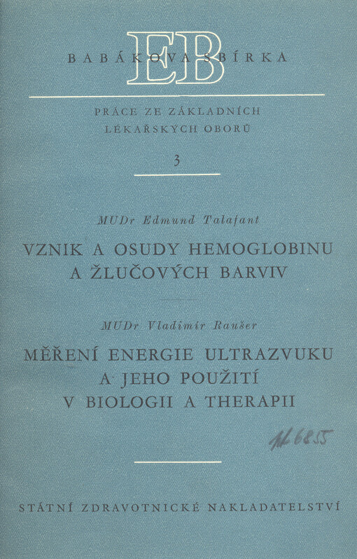 Vznik a osudy hemoglobinu a žlučových barviv