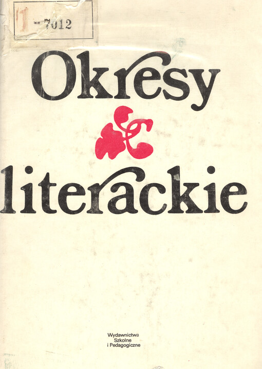 Okresy literackie : praca zbiorowa   