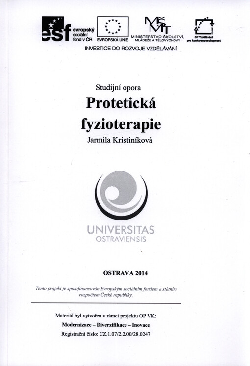 Protetická fyzioterapie : studijní opora