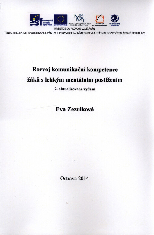 Rozvoj komunikační kompetence žáků s lehkým mentálním postižením