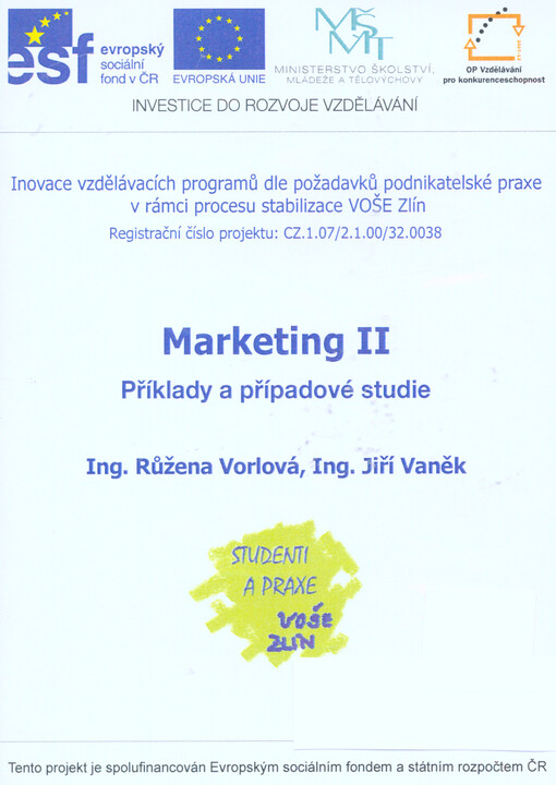 Marketing IIpříklady a případové studie