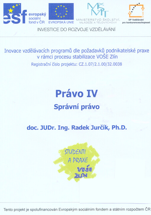 Právo IVsprávní právo