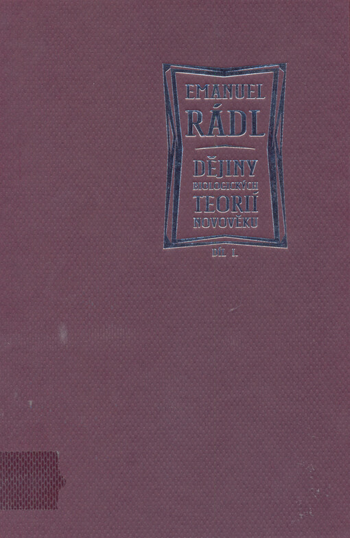 Dějiny biologických teorií novověku