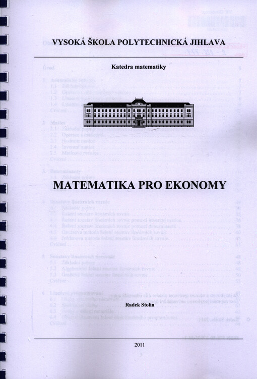 Matematika pro ekonomy
