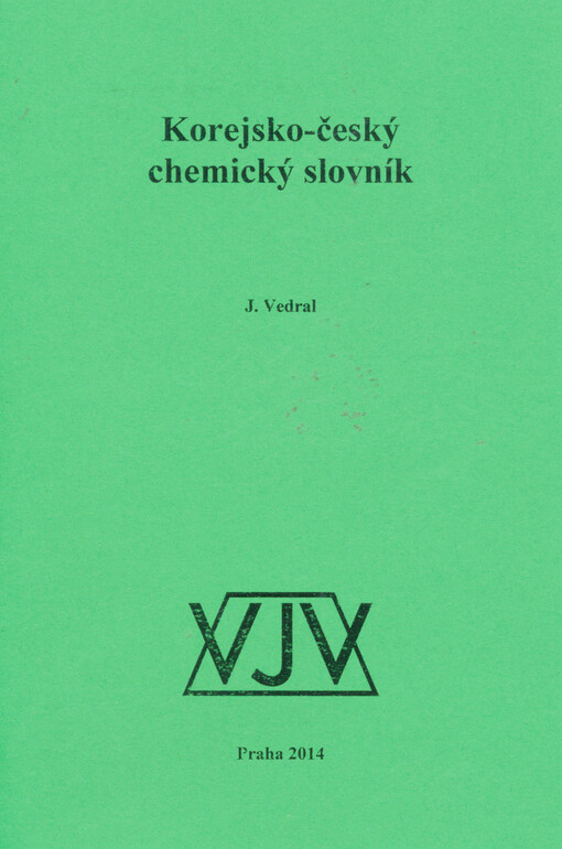Korejsko-český chemický slovník