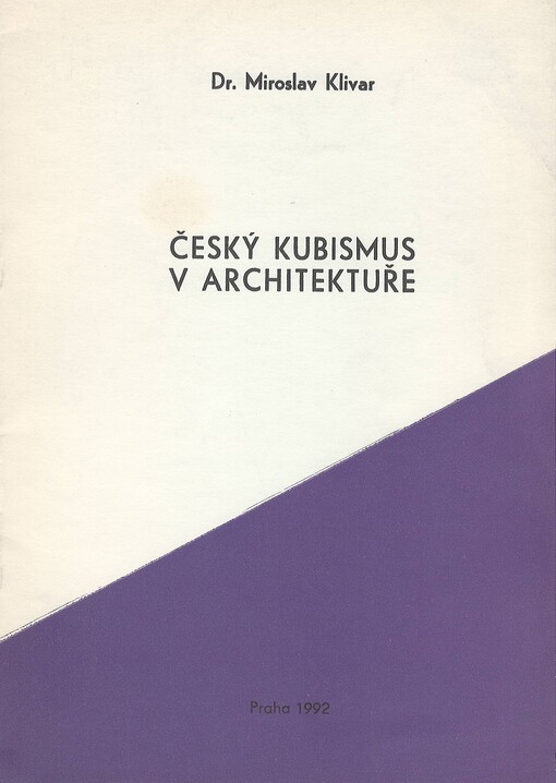 Český kubismus v architektuře