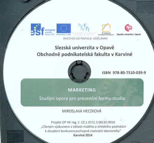 Marketingpro prezenční formu studia