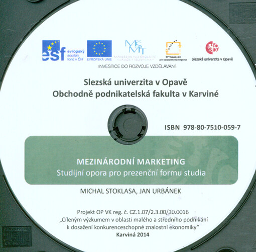 Mezinárodní marketingpro prezenční formu studia