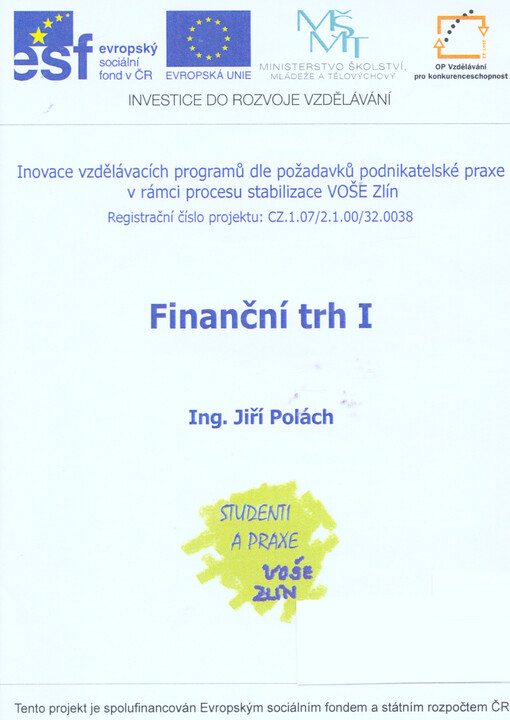 Finanční trh I