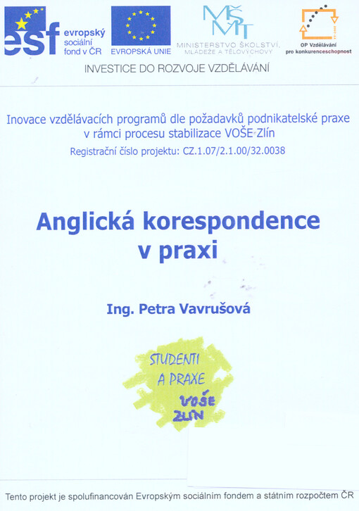 Anglická korespondence v praxi
