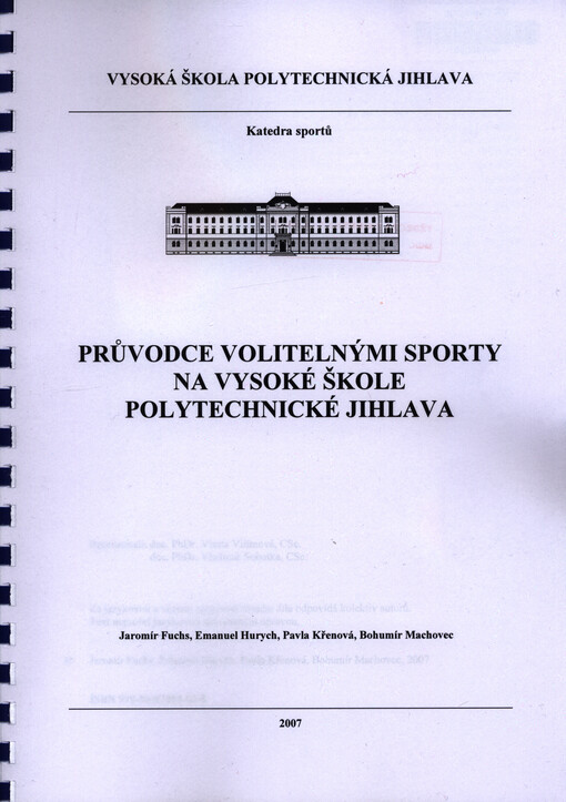 Průvodce volitelnými sporty na Vysoké škole polytechnické Jihlava