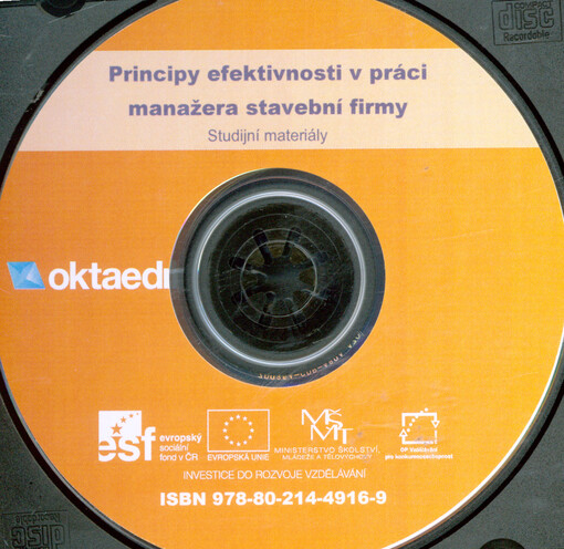 Principy efektivnosti v práci manažera stavební firmy: studijní materiály