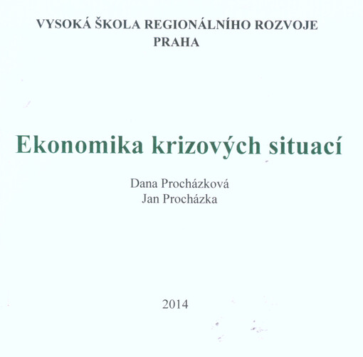 Ekonomika krizových situací