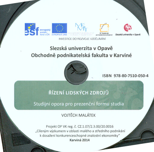 Řízení lidských zdrojůpro prezenční formu studia
