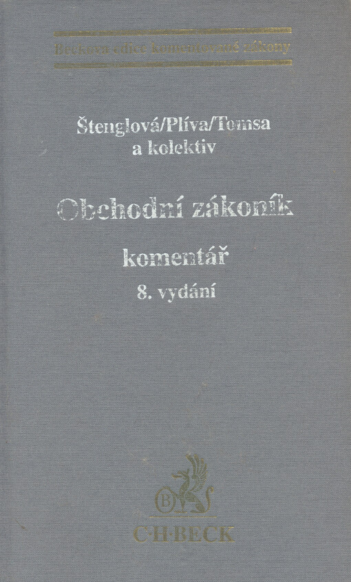 Obchodní zákoník: komentář