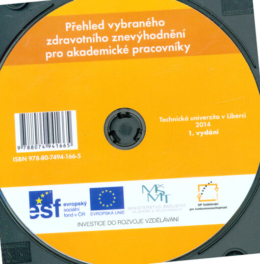 Přehled vybraného zdravotního znevýhodnění pro akademické pracovníky