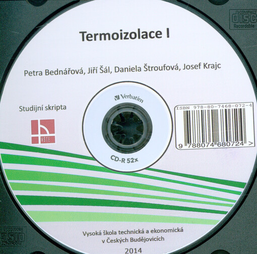 Termoizolace Ivnitřní izolace stěn : studijní skripta