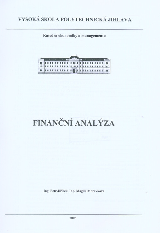 Finanční analýza