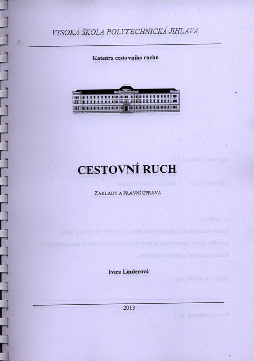 Cestovní ruch :základy a právní úprava