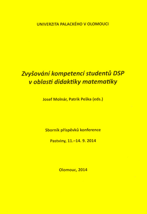 Zvyšování kompetencí studentů DSP v oblasti didaktiky matematiky