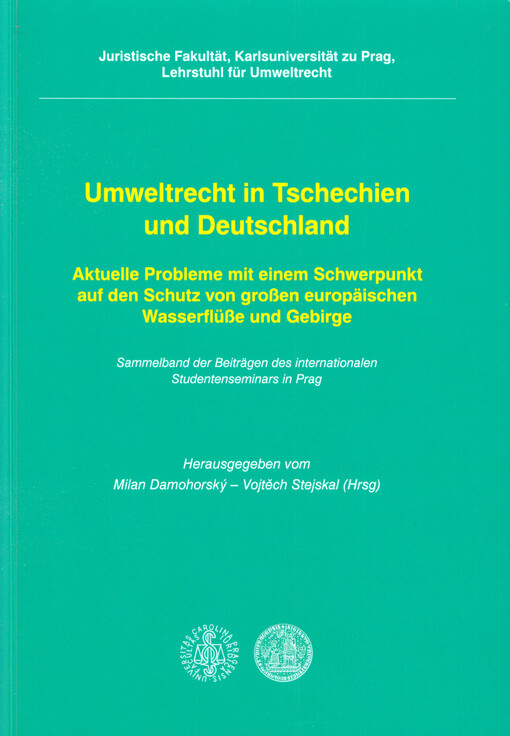 Umweltrecht in Tschechien und Deutschland