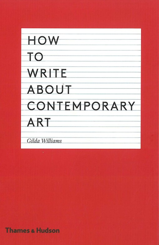 How to write about contemporary art