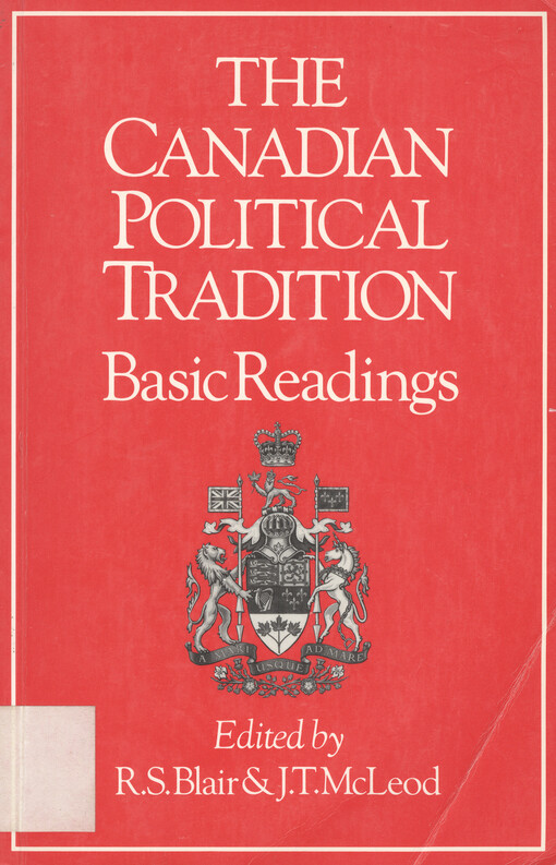 The Canadian political tradition : basic readings