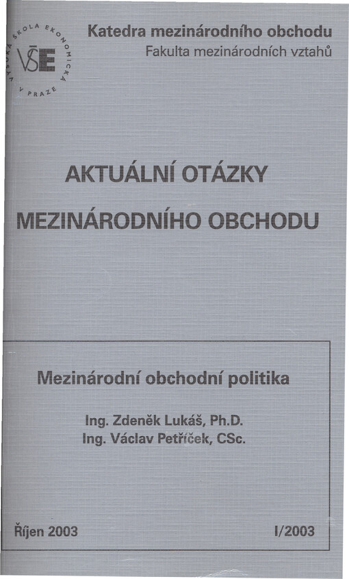 Mezinárodní obchodní politika