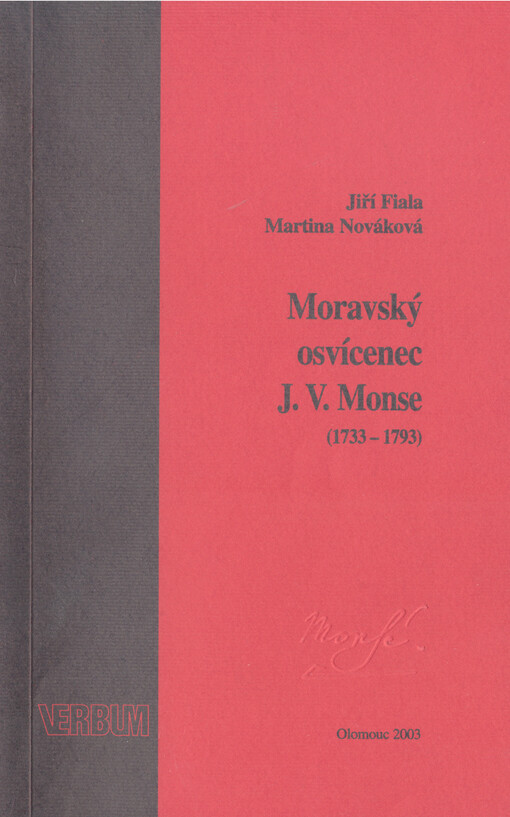 Moravský osvícenec J.V. Monse: (1733 - 1793)
