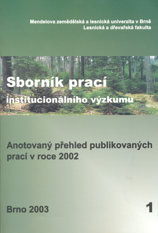 Anotovaný přehled publikovaných prací v roce 2002