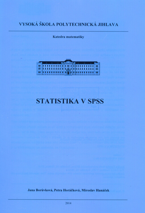 Statistika v SPSS