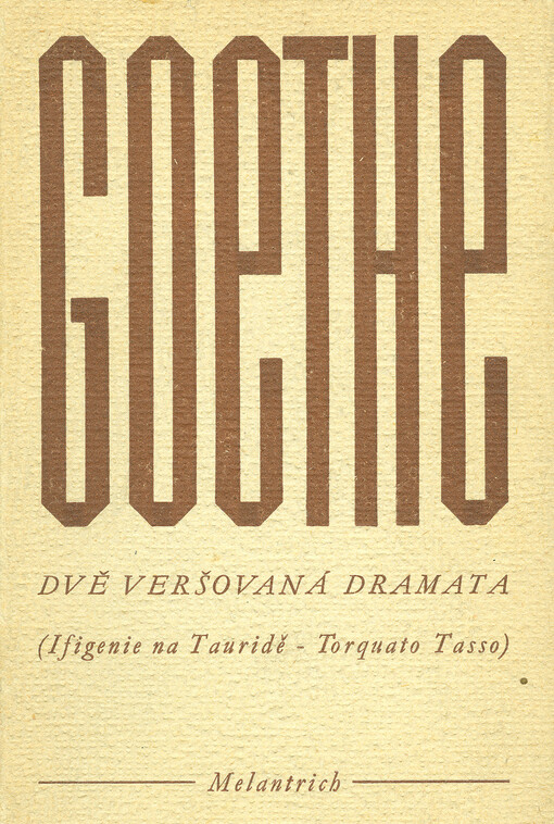 Dvě veršovaná dramata