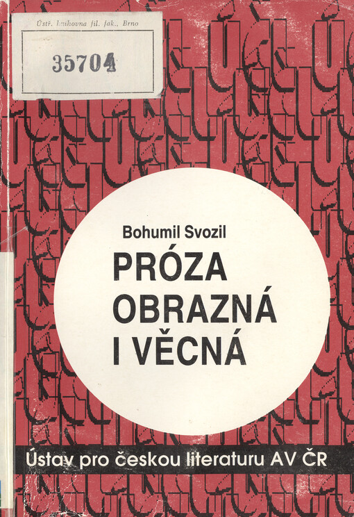 Próza obrazná i věcná