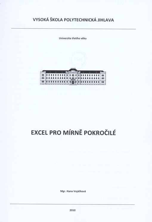 Excel pro mírně pokročilé