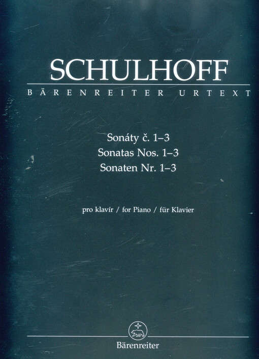 Sonáty č. 1-3pro klavír = Sonatas Nos. 1-3 : for piano = Sonaten Nr. 1-3 : für Klavier