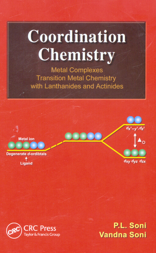 Coordination chemistry :metal complexes, transition metal chemistry with lanthanides and actinides