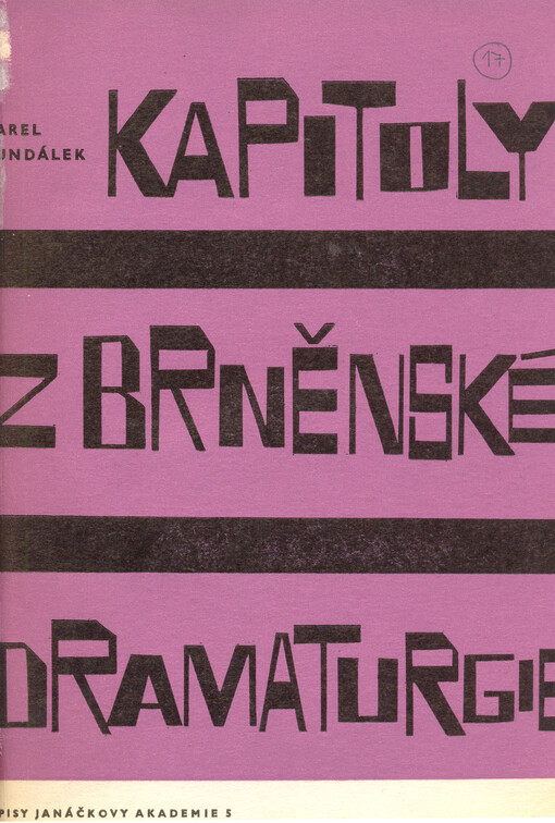 Kapitoly z brněnské dramaturgie