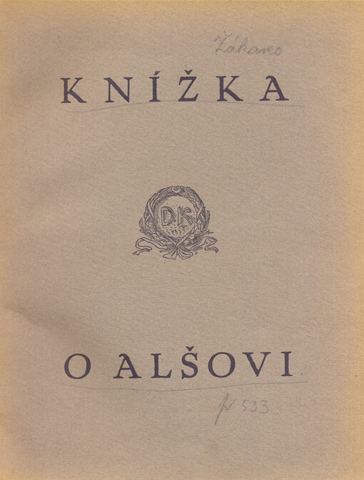 Knížka o Alšovi :výbor obrazů a kreseb z jeho díla : s podobiznou od M. Švabinského