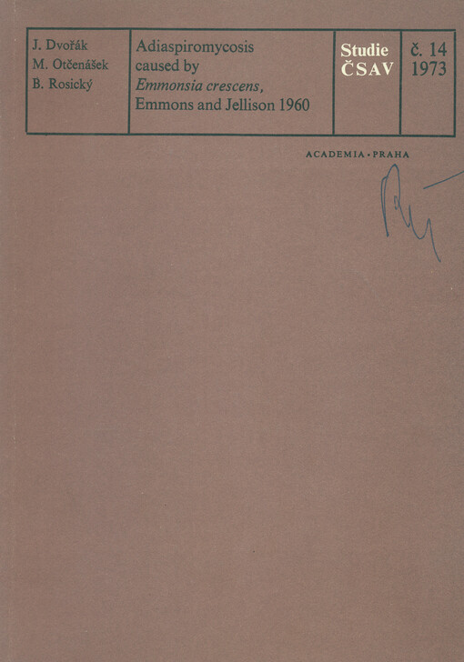 Adiaspiromycosis Caused by Emmonsia crescens, Emmons and Jellison 1960